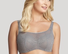 Sofia Dare Crop Top Balconnet Bra (Frost Grey) Sofia Dare Crop Top Balconnet Bra (Frost Grey)